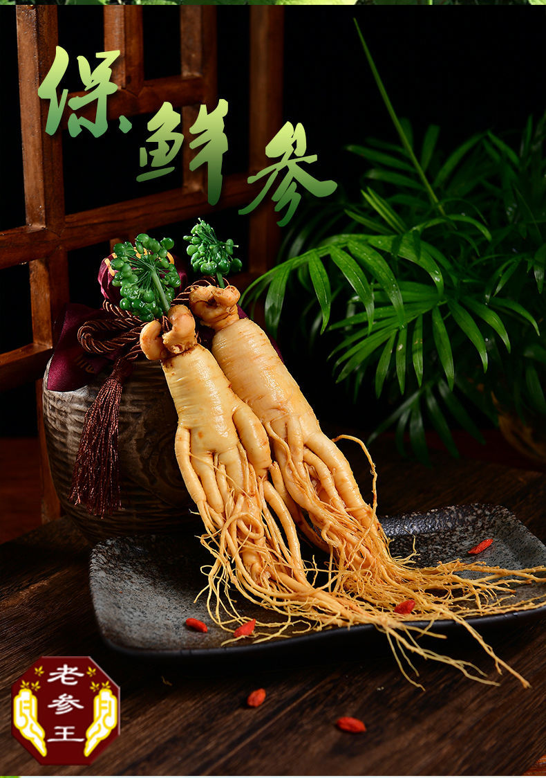 博多客参类 【顺丰】精品新鲜人参鲜人参保鲜参茶泡酒药材煲汤 五年参