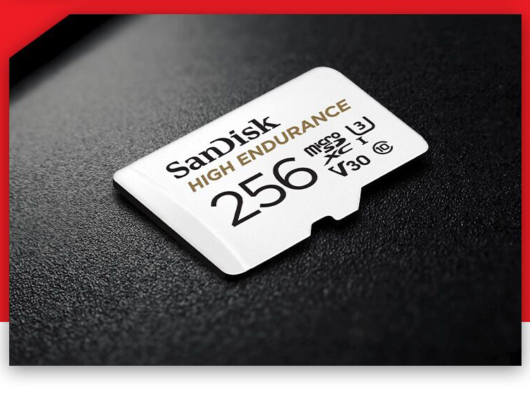 超级新品 闪迪(sandisk)256g tf(microsd)存储卡行车记录仪安防监控