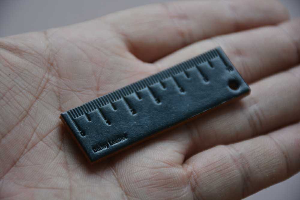 new lake自欺欺人尺手工迷你皮尺植鞣革钥匙扣钥匙牌钥匙链大麦手作