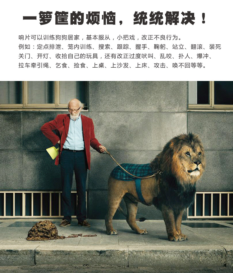 c宠优选 宠物训练响片泰迪马犬训犬工具用品送视频教程训狗神器