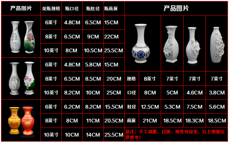 花瓶门尺寸图纸图片