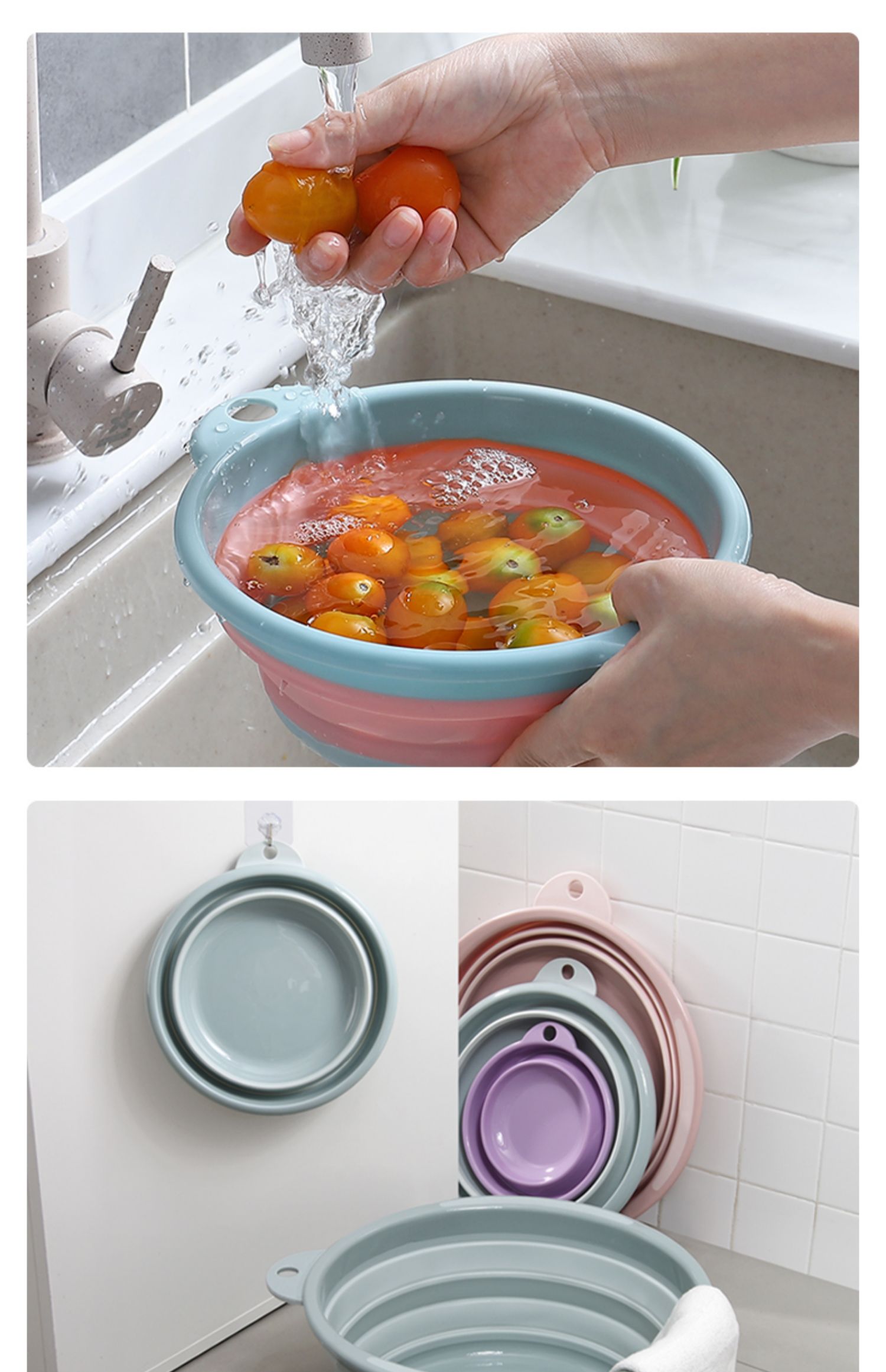 可折叠洗脸盆便携式家用大人大号洗衣服学生宿舍洗脚婴儿洗衣服盆