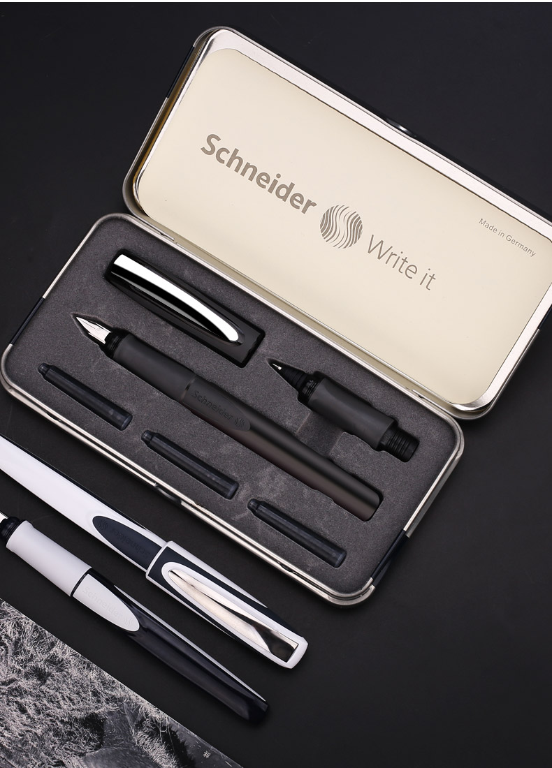 德国施耐德schneider钢笔签字笔ray锐系列时尚设计墨水笔商务礼品钢笔