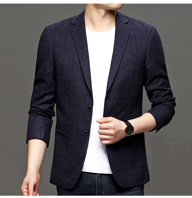 comeacross20201秋冬男士新款休闲西装外套轻奢