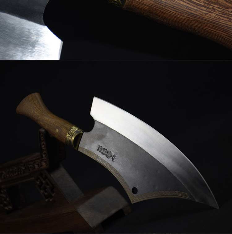 抖音同款龙头菜刀正宗龙泉手工菜刀家用骨刀斩切两用厨房剁骨刀