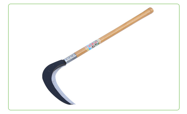 ping)农具 jing ping农用镰刀头 大镰刀割草刀长柄镰刀 割草镰刀农具