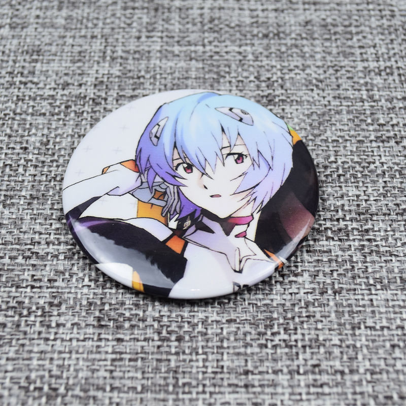 eva新世纪福音战士镭射徽章webop真嗣绫波丽明日香周边吧唧明日香亮膜