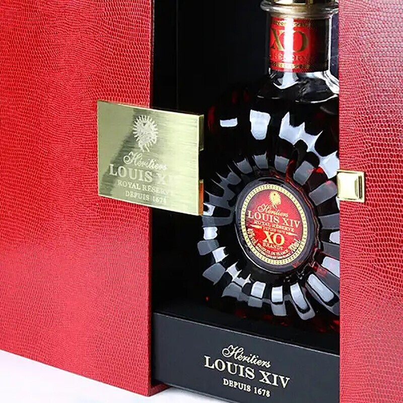 路易十四传世珍藏洋酒xo白兰地法国原瓶原装进口40度700ml礼盒套装单