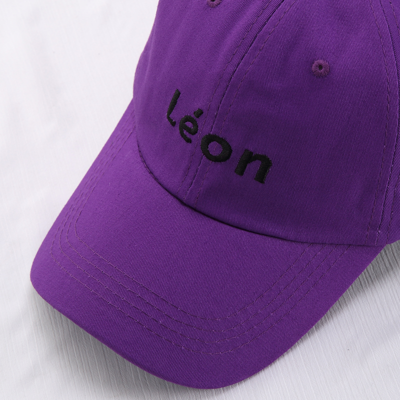 韩版紫色帽子女棒球帽ins休闲百搭鸭舌帽男夏潮逛街韩版街头潮帽