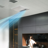 美的(Midea)厨清凉一体式无外机厨房专用大冷量空调嵌入式一级能效直流变频1.5匹CKZ-35Q/BN9Y-YT100