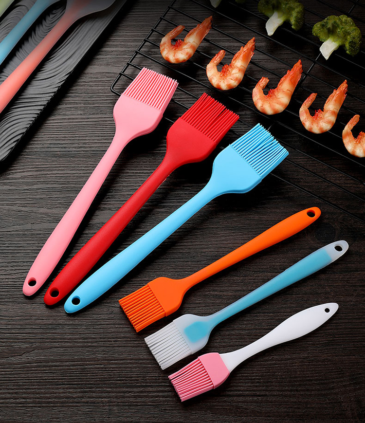 油刷子厨房烙饼硅胶刷食用烘焙小刷子家用耐高温电饼铛烧烤刷工具厨房