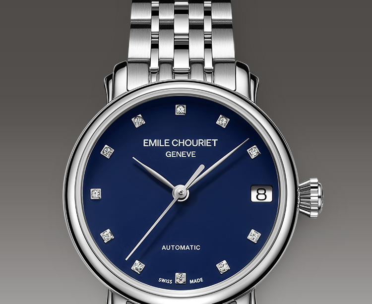 emilechouriet瑞士艾米龙表莱蒙系列女士机械表011168l3066976