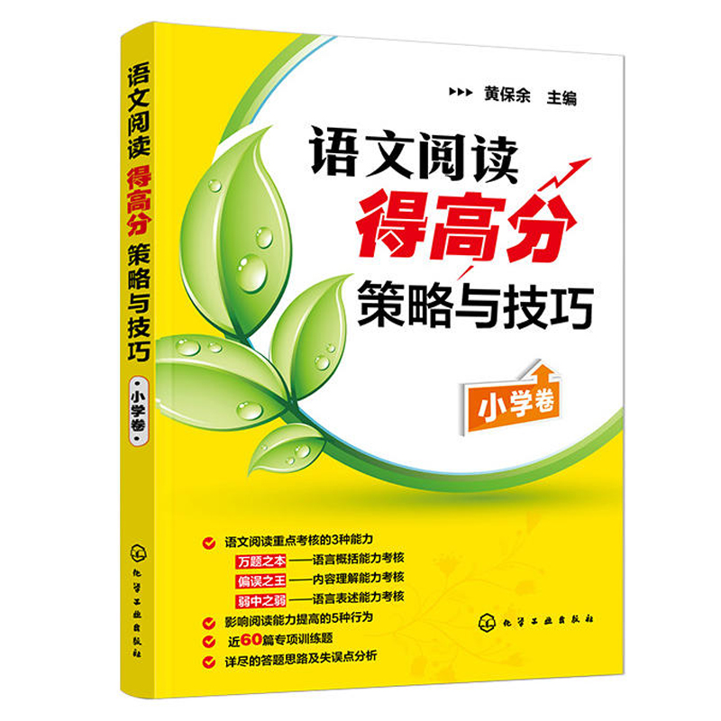 2020新版语文阅读得高分策略与技巧小学卷黄保余儿童读物语文阅读专项