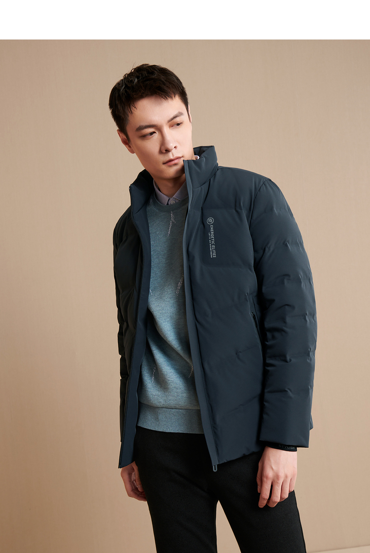 海澜之家(hla)男士羽绒服 hla海澜之家简约立领羽绒服2020冬季舒适