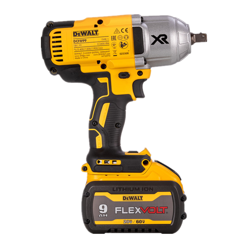 得伟无刷锂电充电式二分之一高扭矩冲击扳手套装单电一充dcf8996x1