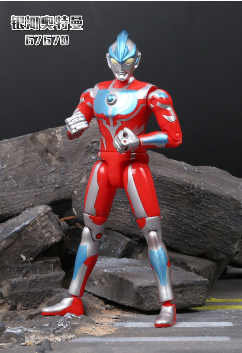 万代奥特曼玩具超可动人偶手办捷德艾克斯赛罗银河维克特利欧布豪华版