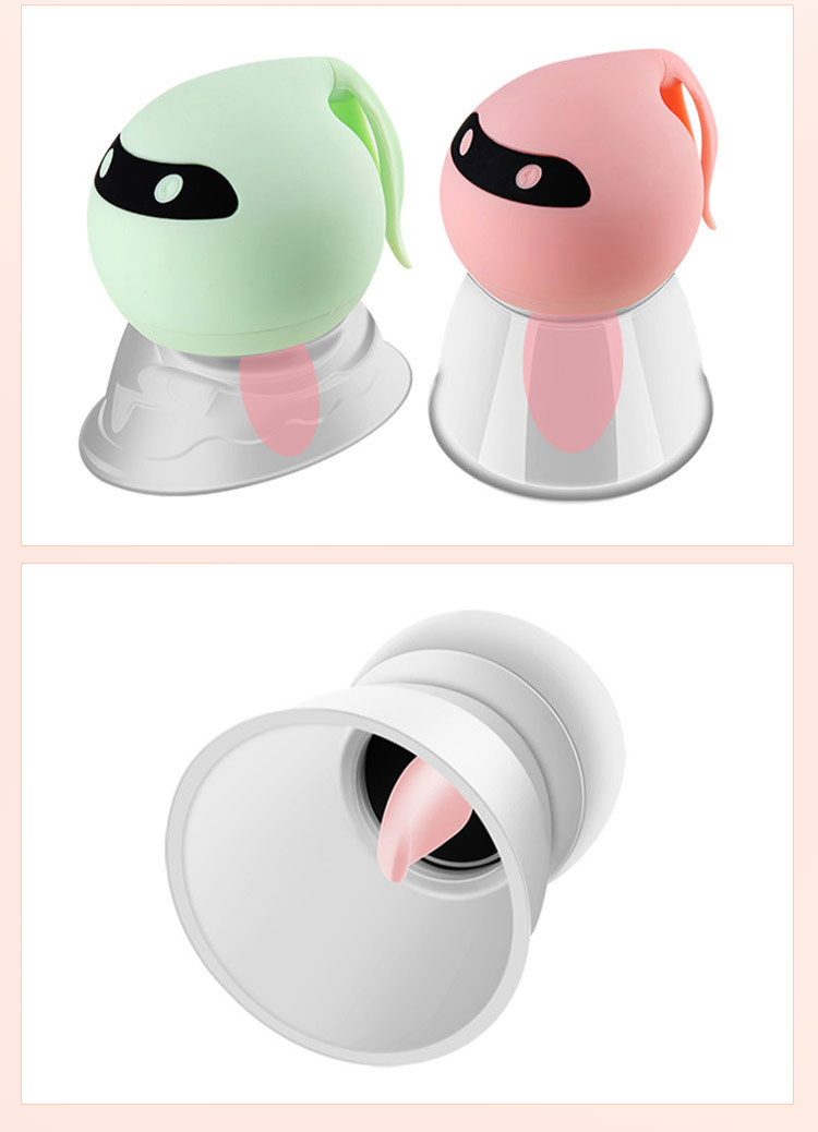 谜姬波波兔女用吸舔魔舌usb充电震动自慰器成人情趣性用品批