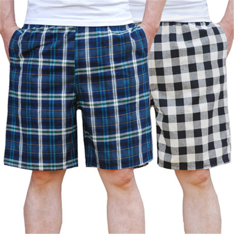 赫舟思(hozaous) 夏季男士纯棉沙滩裤宽松休闲短裤大码居家睡裤大裤衩