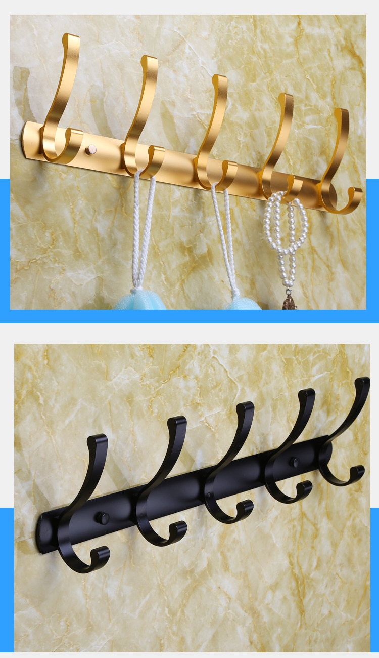 北欧免打孔衣柜挂衣钩进衣服挂钩闪电客挂衣架客厅排钩墙上壁挂衣帽钩