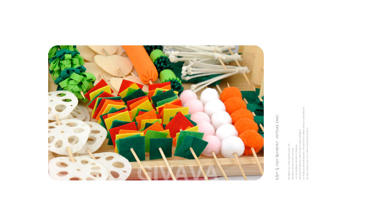 超级新品 儿童过家家仿真食物玩具di不织布烧烤串串香火锅麻辣烫幼儿