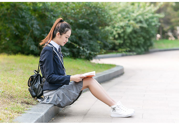 热卖校服套装学院风韩国中学生女高中英伦班服秋季初中生韩版宽松制服