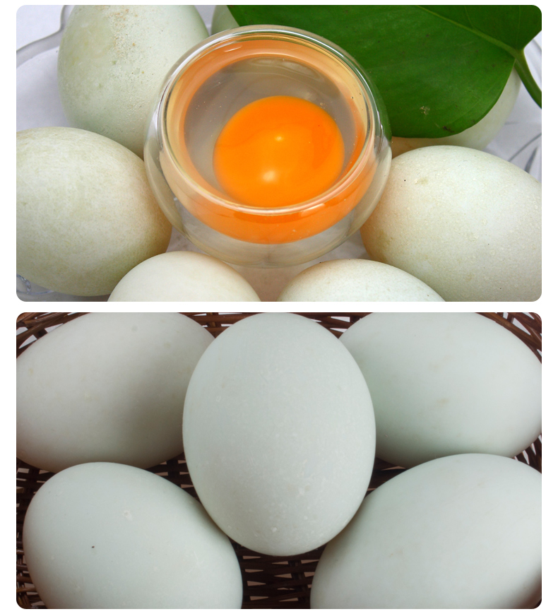 新鲜土鸭蛋30枚装 生鸭蛋 破损包赔 农家散养 绿壳青皮生鸭蛋 非土