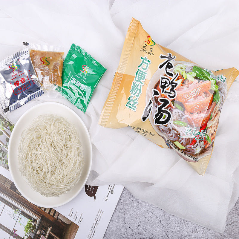 正文90g红烧牛肉味粉丝香菇鸡汁丝10袋