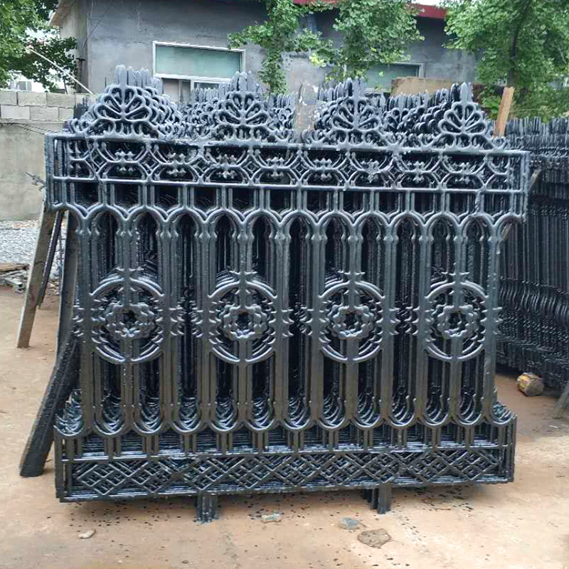 生铁铸铁玛钢围墙护栏庭院办公室社区栅栏围栏工厂栏杆 铸铁护栏定做
