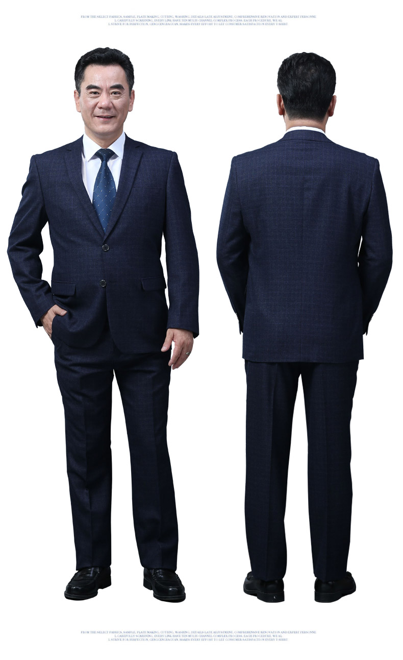 太子龙爸爸装西服套装男中年人爸爸装结婚礼服男土中老年商务正装父亲