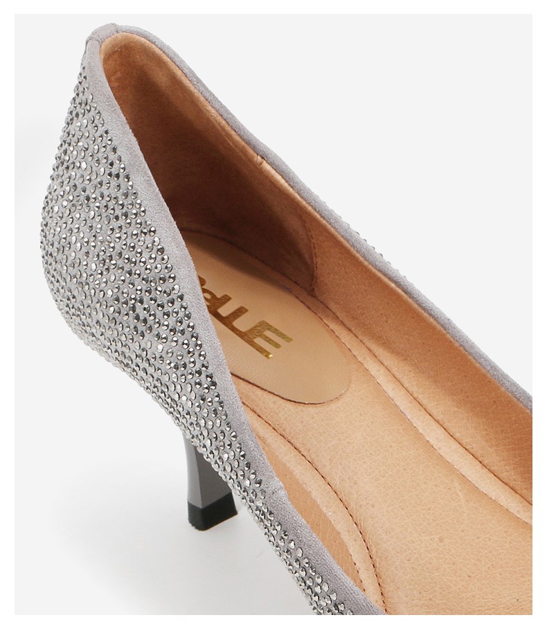 belle百丽2019秋新商场同款织物优雅细高跟女鞋u4j1dcq9