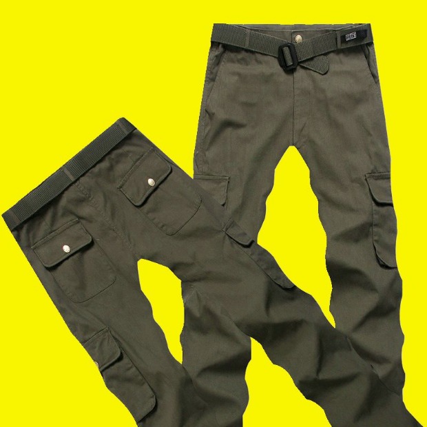 工作裤男宽松耐磨机修劳保裤子电焊工装裤子防火防烫加厚