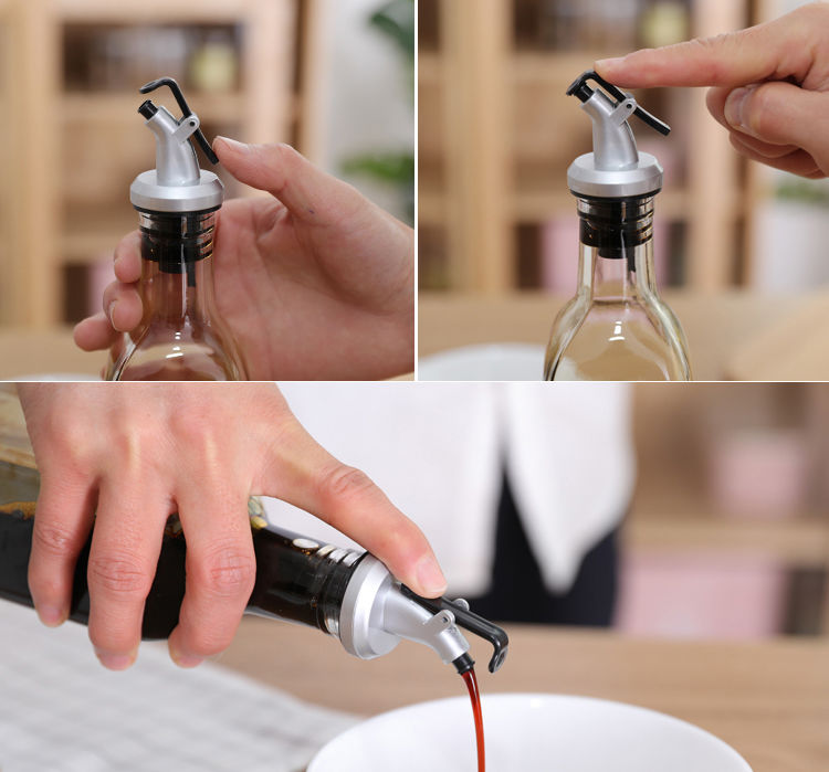 白黑油嘴10只油酱醋瓶嘴瓶塞调料倒油嘴密封油塞防漏油壶倒酒器食品