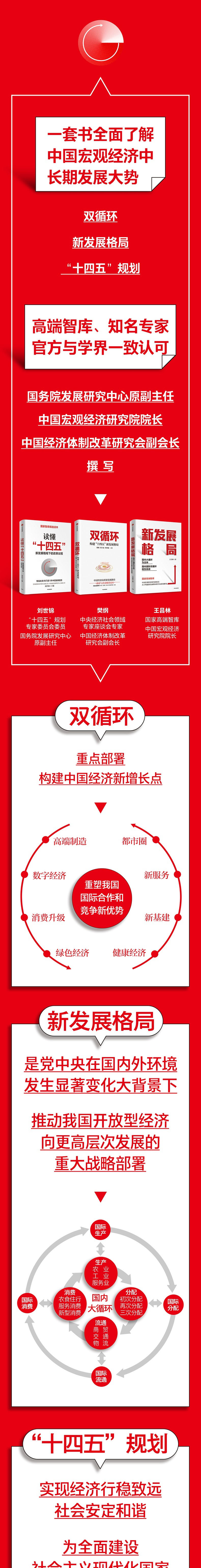 惠典正版新發展格局讀懂十四五雙循環3冊套裝王昌林中信出版社正版