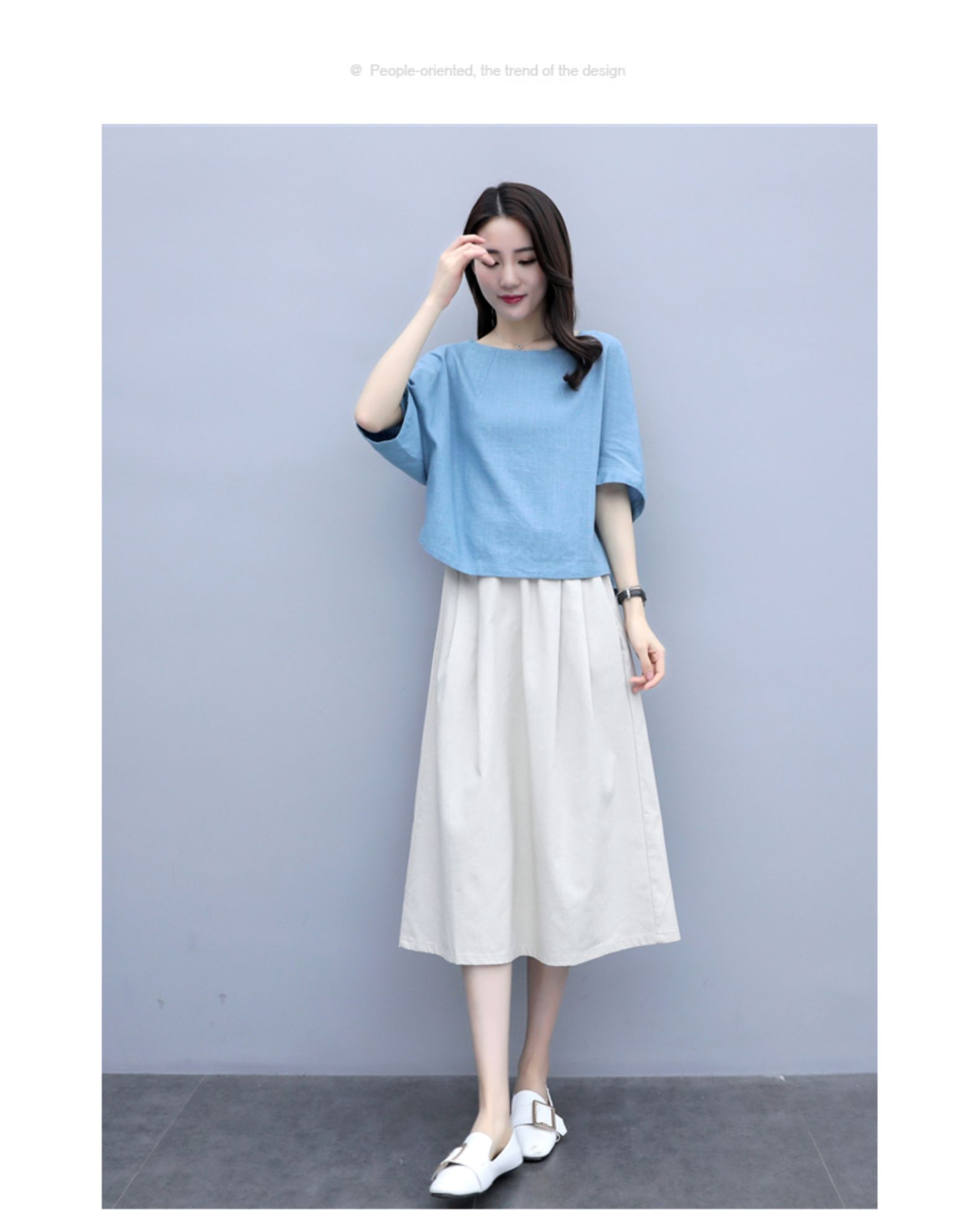 棉麻连衣裙套装女2021夏装新款大码显瘦亚麻气质两件套流行裙子潮