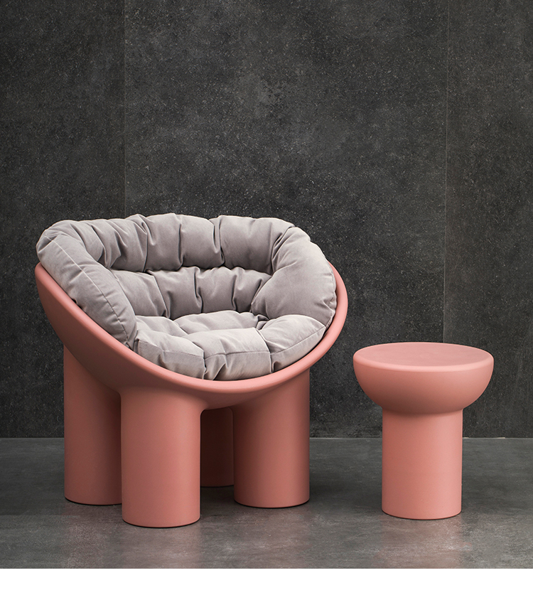 唐臻大象腿椅子ins网红休闲椅家用客厅单人沙发椅工作室民宿创意凳子