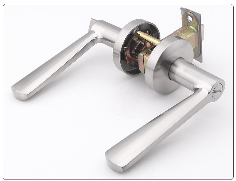 定做 荣力斯三杆式执手锁室内浴室卫生间门锁厨房阳台厕所洗手间无