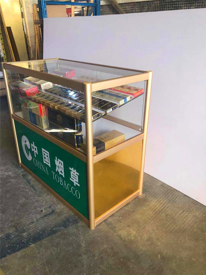 三维工匠超市烟柜展柜展示柜玻璃柜台烟酒柜烟烟柜手机陈列柜台精品
