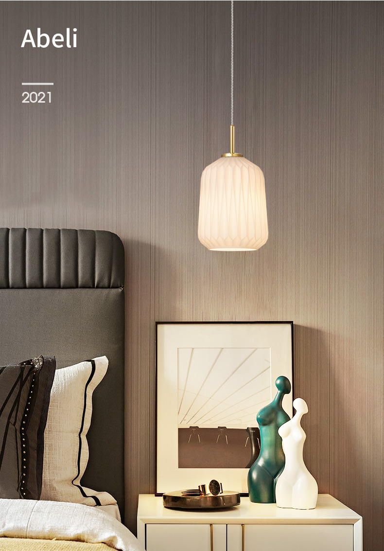 新品德国柏曼轻奢玻璃餐厅吊灯个性简约饭厅吧台灯led灯