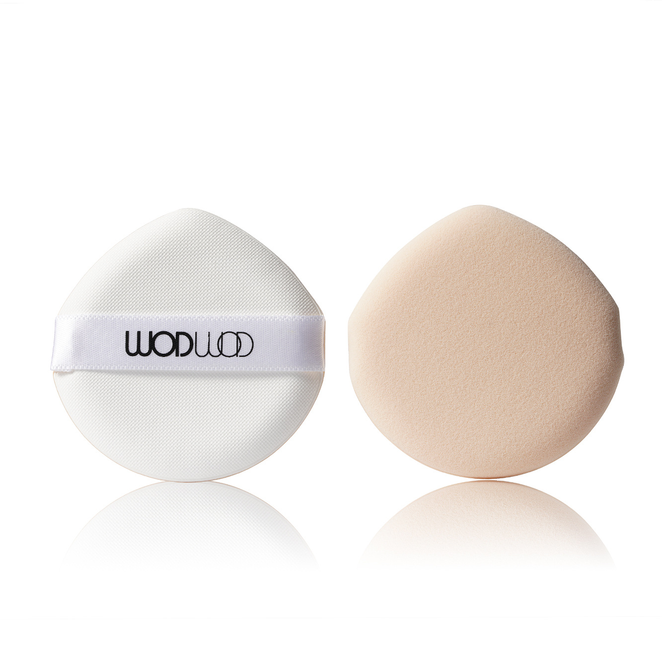 跨境wodwod盒装水滴型气垫粉扑bb霜干湿两用圆形粉底化妆棉海绵扑