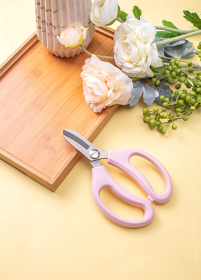 得力(deli)办公文具77751 得力剪花剪刀园艺剪花枝剪刀修花花艺剪刀宽