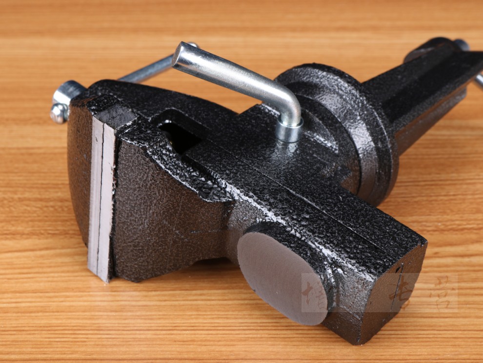 定做 小型台虎钳木工桌虎钳迷你台钳多功能旋转铸铁工作台家用台虎