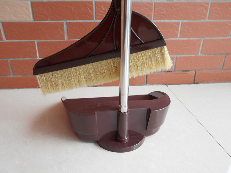 家用单个软毛撮箕扫帚组合猪鬃毛扫地笤帚地刮扫把簸箕套装扫头发