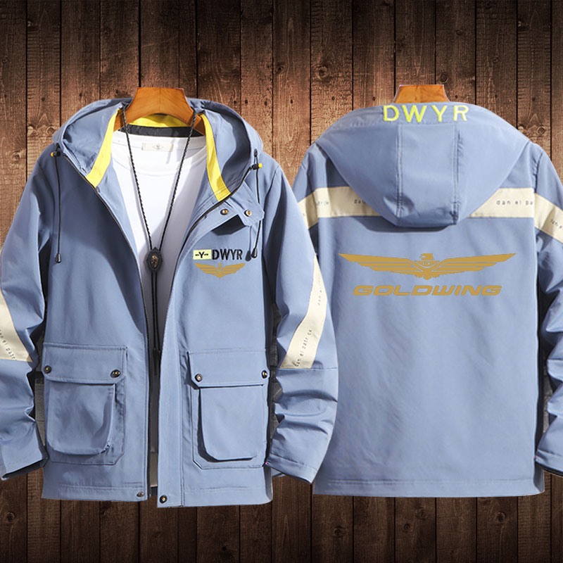 拼购新款honda金翼goldwing机车gl1800摩托车工装夹克外套车队定制