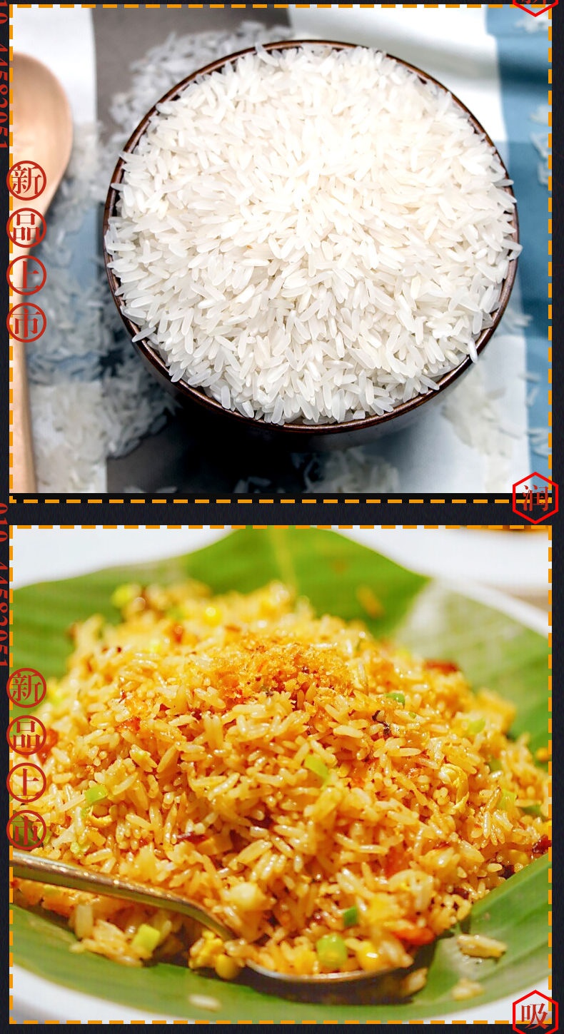 煲仔饭专用米丝苗米香米南方大米10斤农家长粒米籼米新米5kg