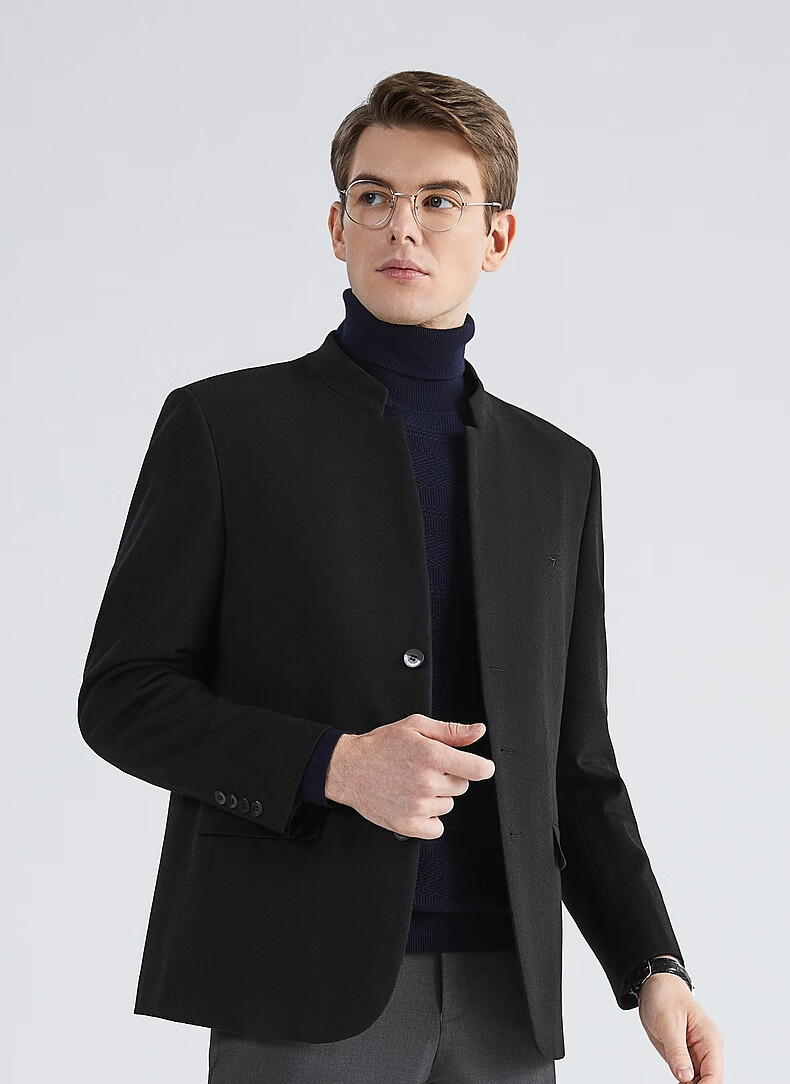 【柒牌男装(sevenbrand)男士西服套装123c70150】 柒牌休闲西装男2022