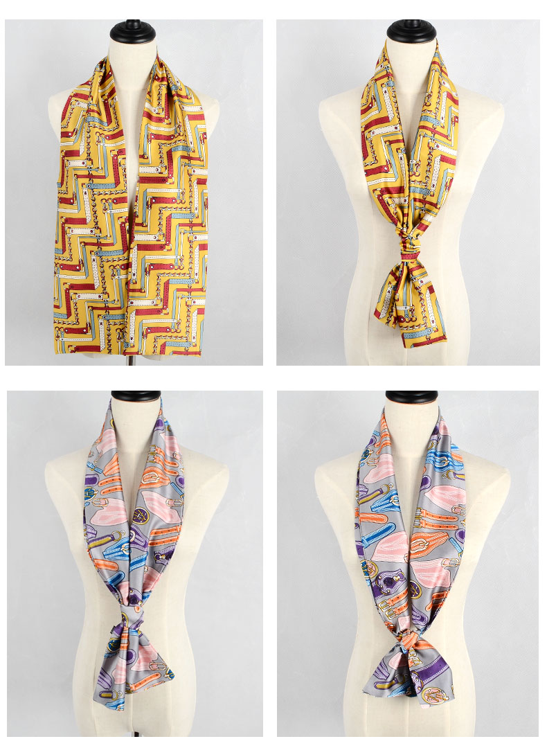 墨斗潮品(modouchaopin)围巾/丝巾/披肩540360933121 长条形小丝巾女