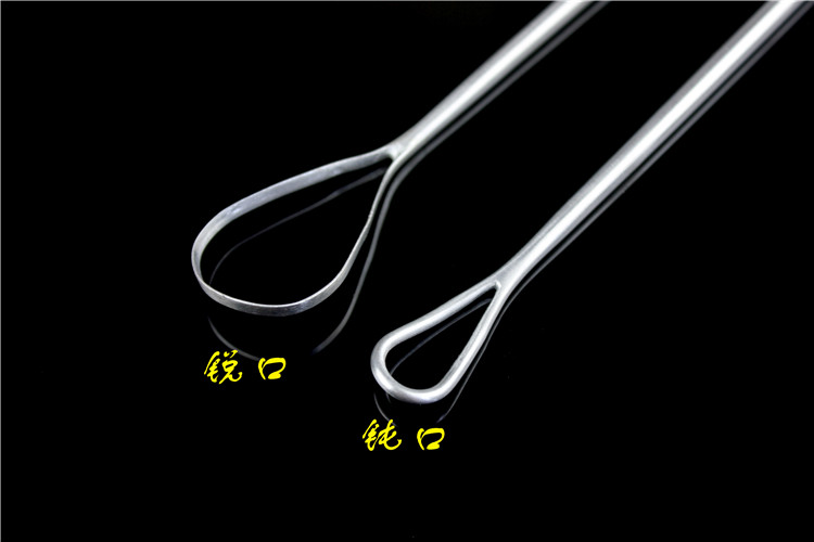 huatrau上海医疗器械厂jz金钟软可弯曲柔性子宫刮匙妇产科手术器械fac