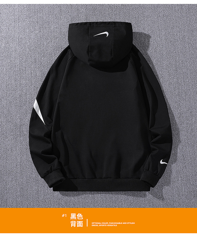 nike耐克加绒卫衣男2021冬季新款运动服套头衫情侣连帽外套上衣