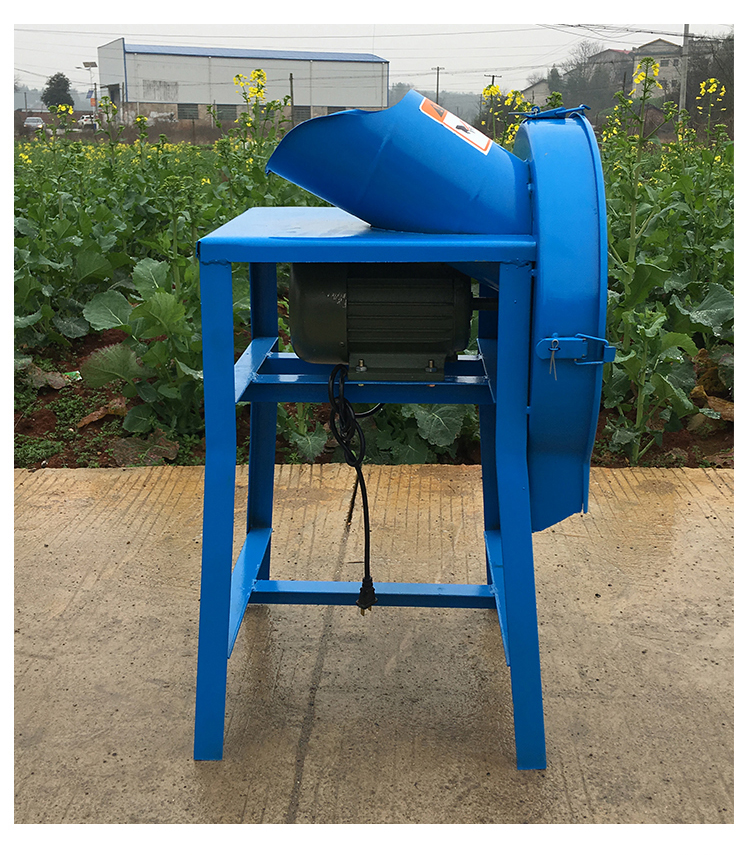 定做 电动猪草机家用切碎机青饲料剁铡草机小型切草机农用多功能碎草