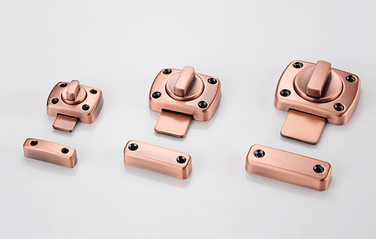 新款合金小插销锁扣防盗栓扣卫生间插销木明装插销锁